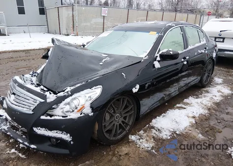 2013 Infiniti G37X from USA, damaged, VIN JN1CV6AR4DM357519